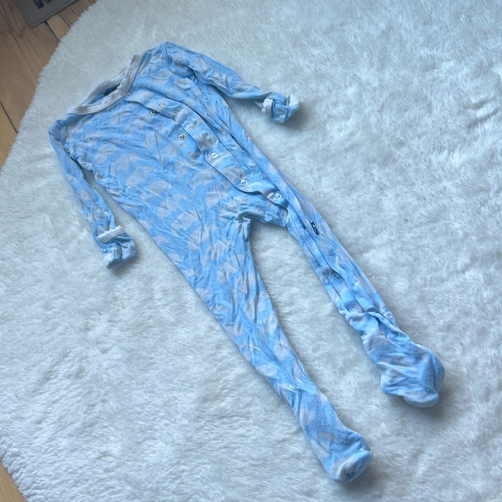 Kickee Pants - Sz 6-12 months - Footed Sleeper PJs